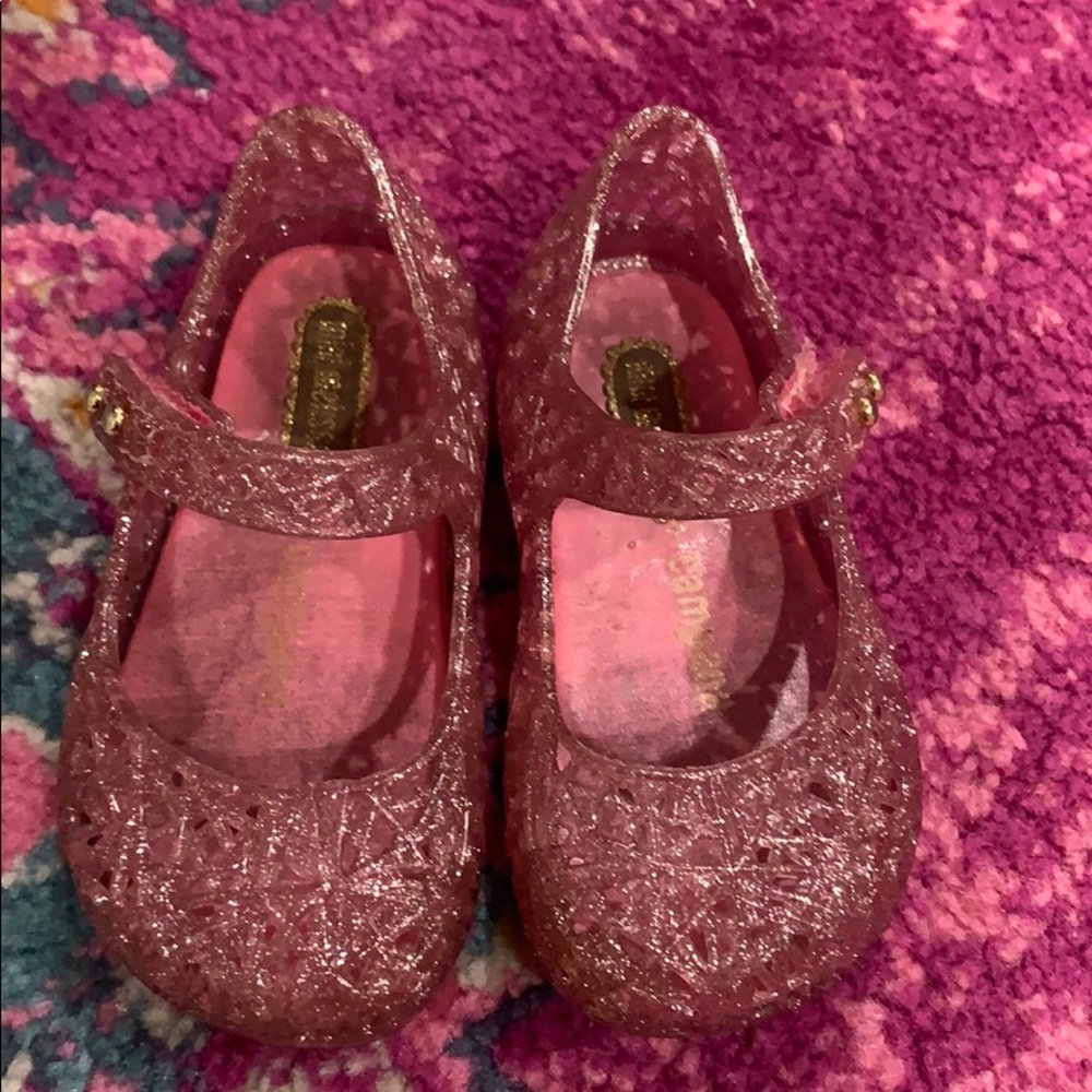 Mini Melissa Pink Glitter